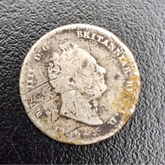 1836 Great Britain 4 Pence Fourpence Silver Coin Groat - Picture 2 of 2